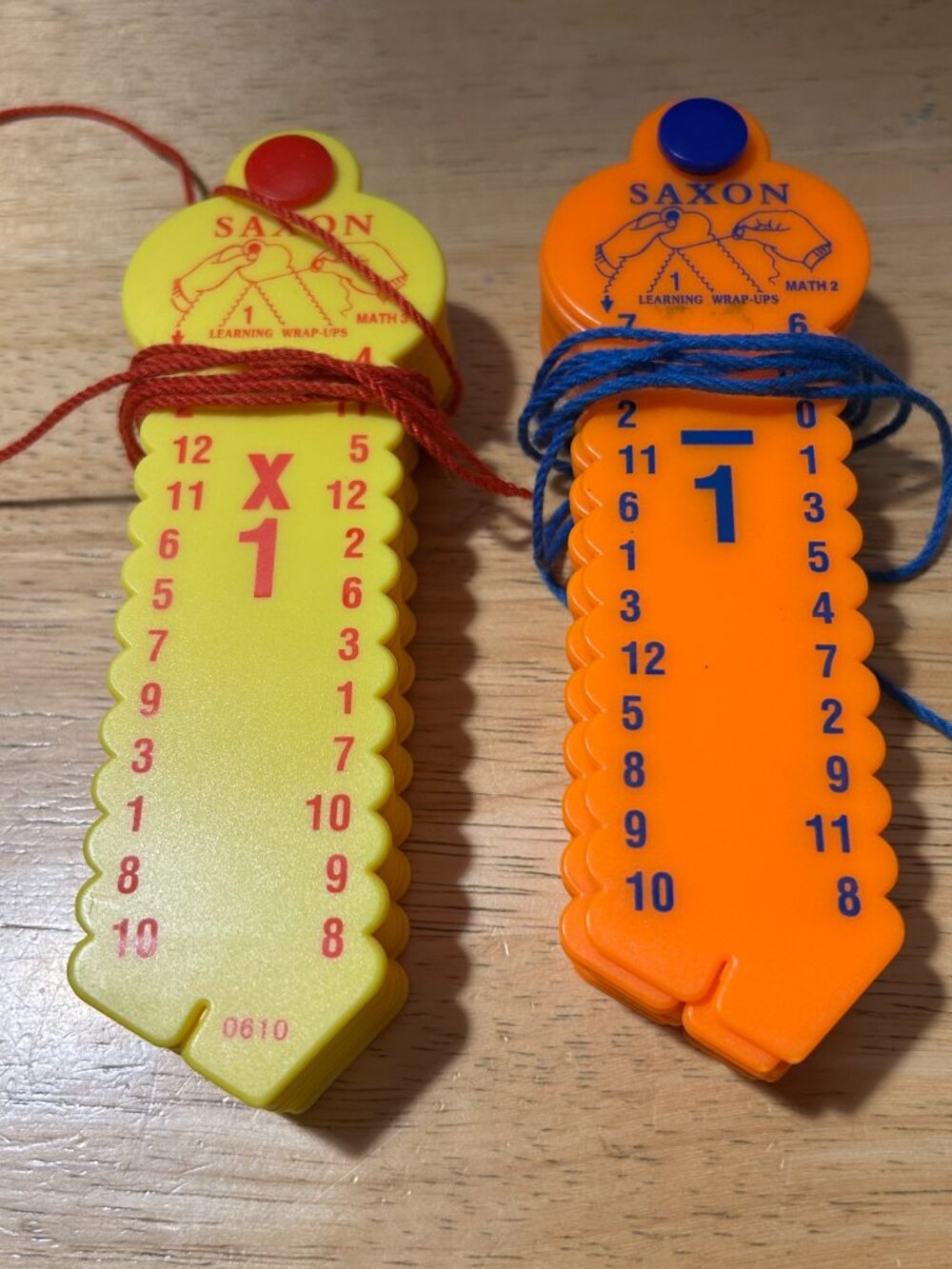 Saxon Math 2 Subtraction + Math 3 Multiplication 1 - 10 Wrap Ups Home School